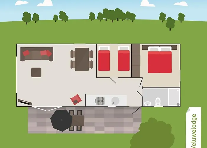 4 Pers. Veluwelodge Met Sauna * 福尔特赫伊曾